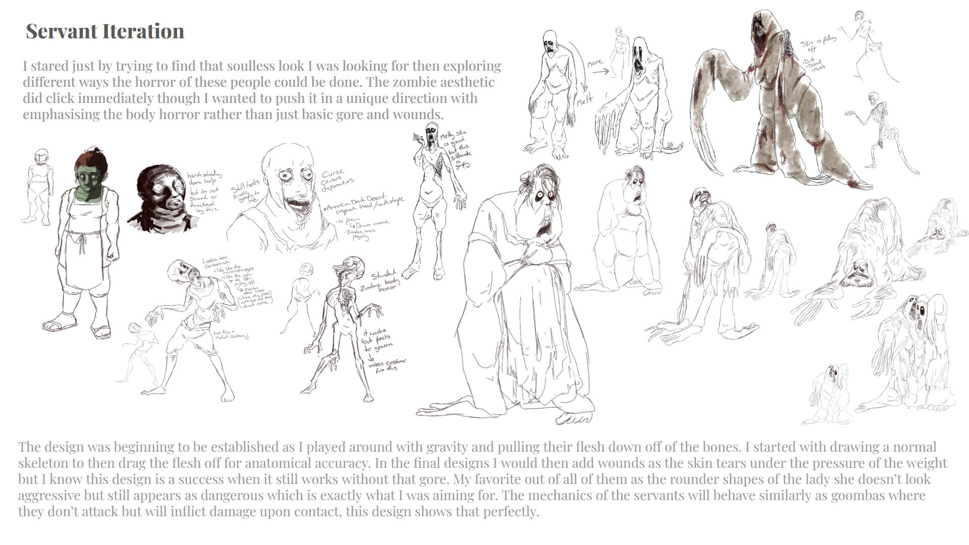 Cursed servants interation