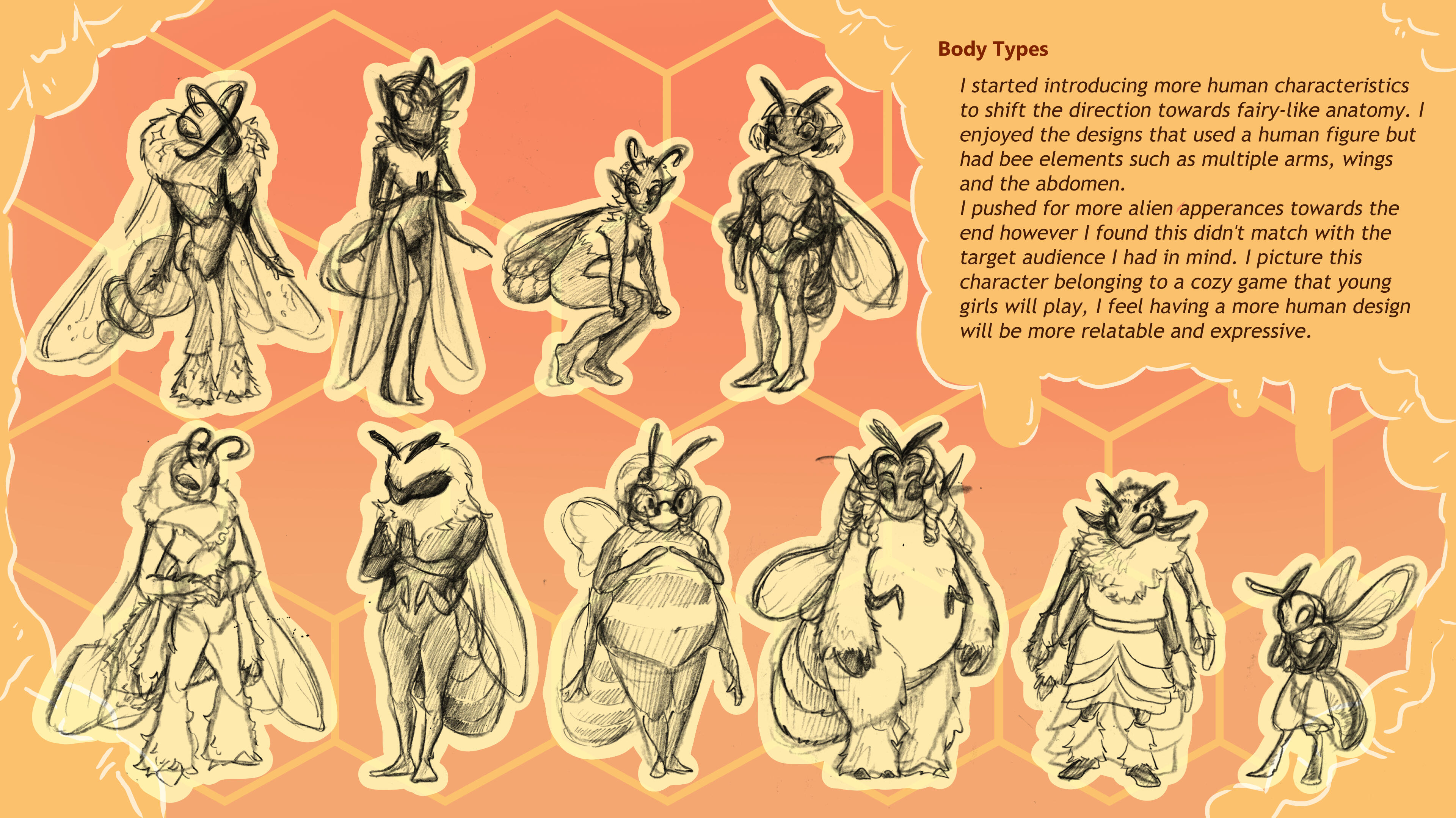 Bee body types