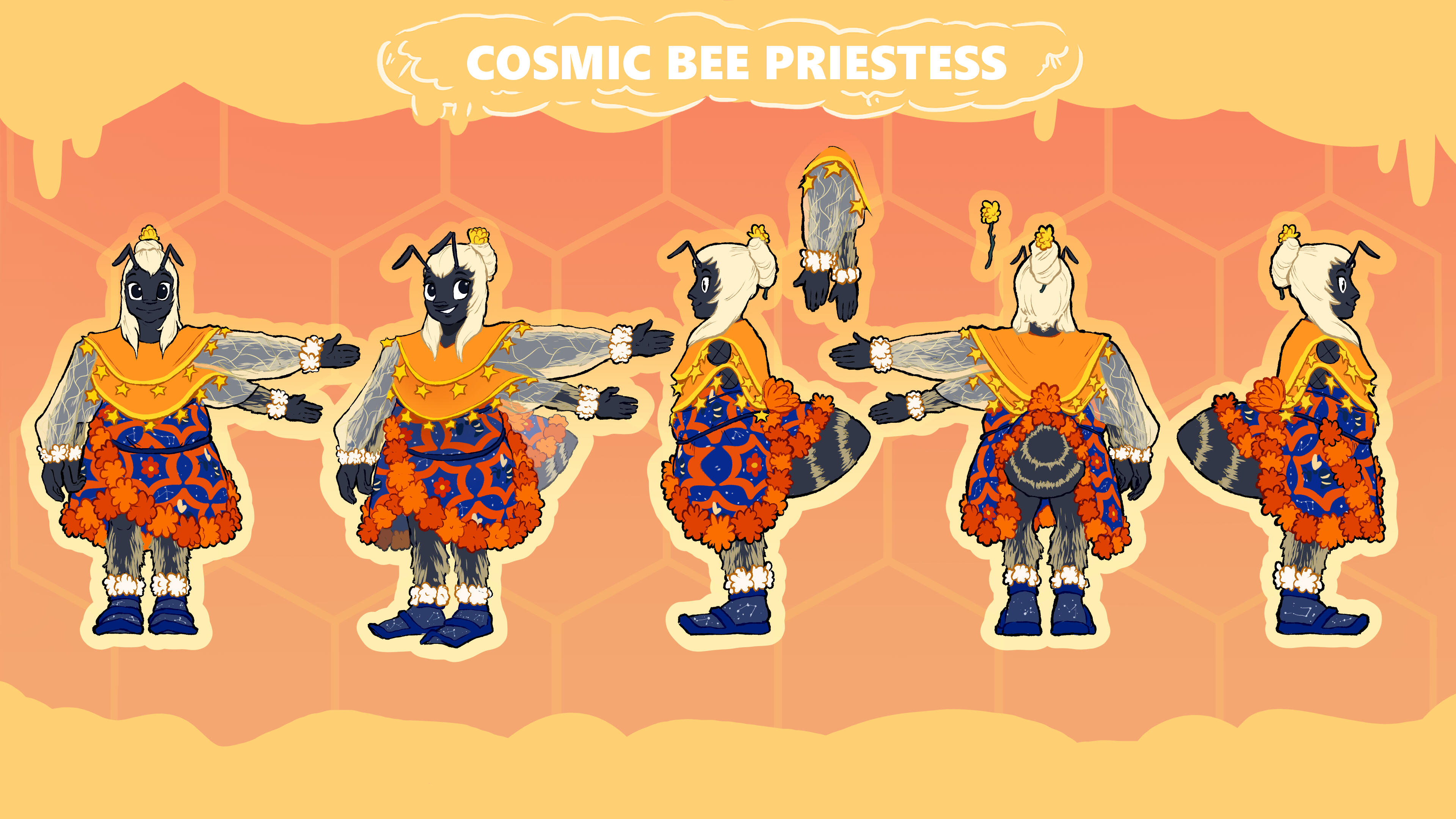 Cosmic Bee Priestess